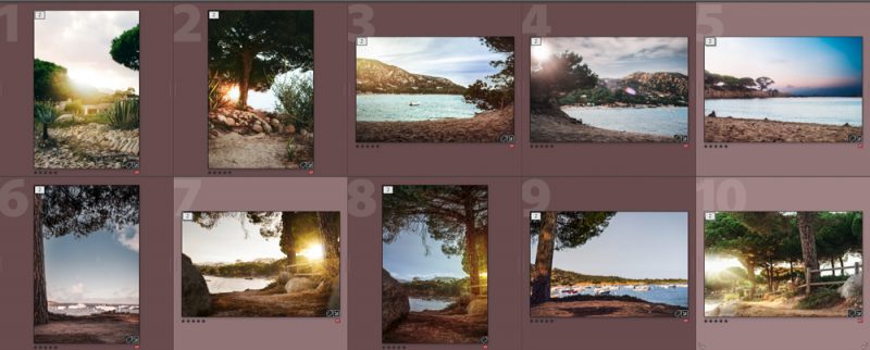 korsika-beach-collage